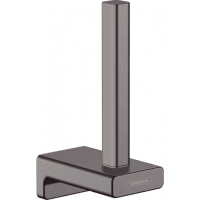 Держатель запасного рулона туалетной бумаги hansgrohe AddStoris 41756340 шлифованный черный хром