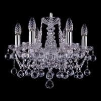 Подвесная люстра Bohemia Ivele Crystal 1413 1413/6/141/Ni/Balls