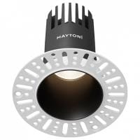 Встраиваемый светильник Maytoni Technical Омут DL120-10W-4K-TRS-B