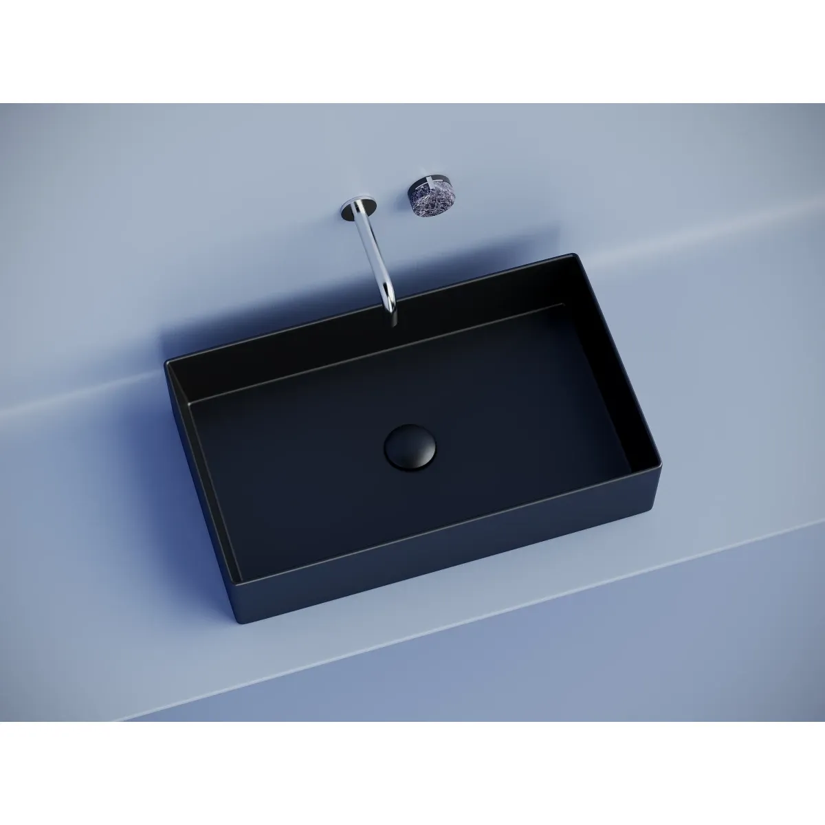 Раковина-чаша Ceramica Nova Element CN6070MB 60,1x36,1 см, накладная, черный матовый