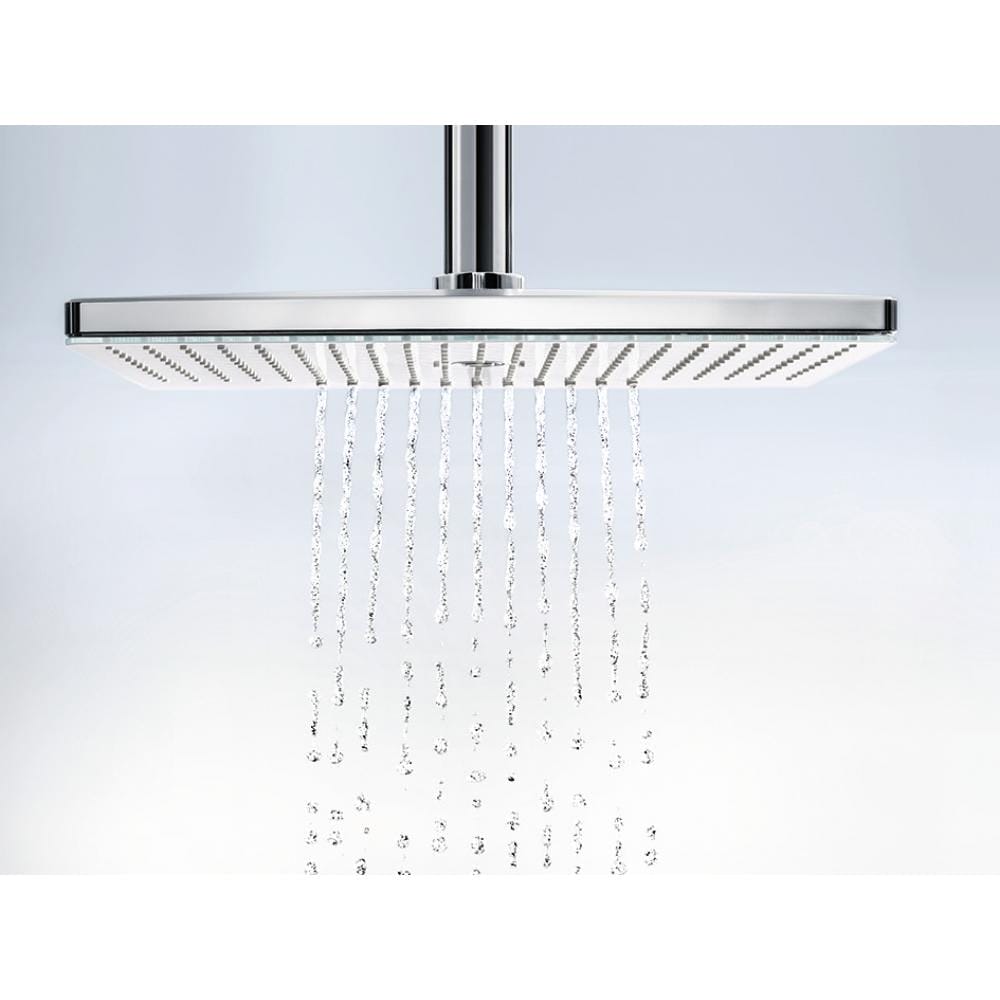 Верхний душ встраиваемый hansgrohe Rainmaker Select 460 2jet EcoSmart 24014400 белый/хром