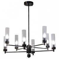 Люстра на штанге AM-Group INDIGO INDIGO SP8 PEARL BLACK