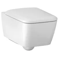 Унитаз подвесной Geberit iCon Square 201950000 безободковый, белый