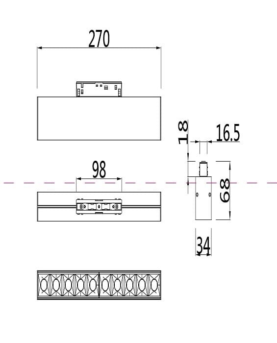Накладной светильник Maytoni Technical Points TR014-2-20W4K-W