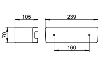 Полочка Keuco Elegance 11658250001 шлифованная латунь