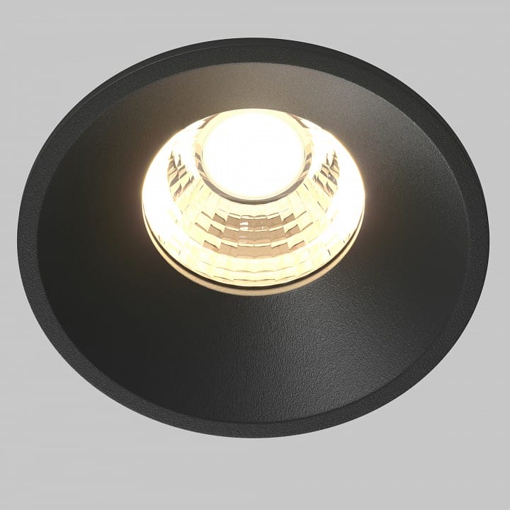 Встраиваемый светильник Maytoni Technical Раунд DL058-7W3K-B