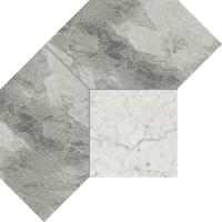 Italon Керамический гранит Charme Extra Floor Project Мозаика Silver Polygon (старый пакинг) 21x28.5 люкс