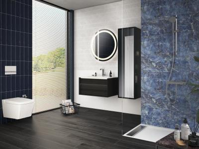Клавиша смыва Vitra Concealed Cisterns 740-1101 чёрный глянец