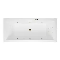 Акриловая ванна Excellent Heaven 180х80 WAEX.HEV18S.LINE.BR бронза, белый