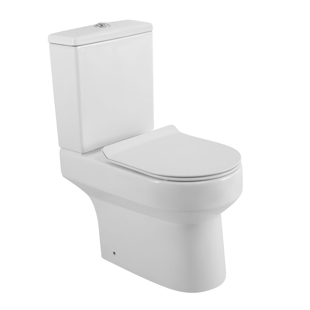 Унитаз-компакт безободковый BelBagno NORMA BB339CPR с сиденьем BB076SC