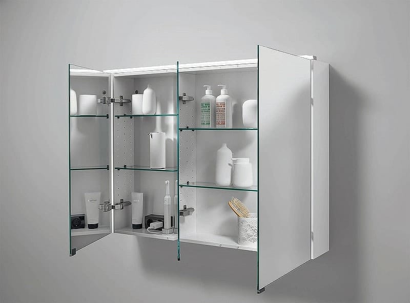 Зеркальный шкаф Burgbad Eqio 120 L SPGT120LF2009 с подсветкой