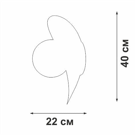 Накладной светильник Vitaluce V2731 V2731-8/1A