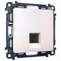 Розетка Ethernet RJ-45 и со шторками, без рамки Ambrella Volt ALFA MA212005