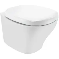 Унитаз подвесной Jaquar Arc ACS-WHT-87953BIUF безободковый, с сиденьем микролифт, белый