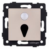 Заглушка для поста с подсветкой, без рамки Kollinger  REA-044GD