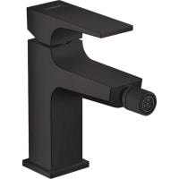 Смеситель для биде hansgrohe Metropol 32520670 со сливным клапаном Push-Open матовый черный