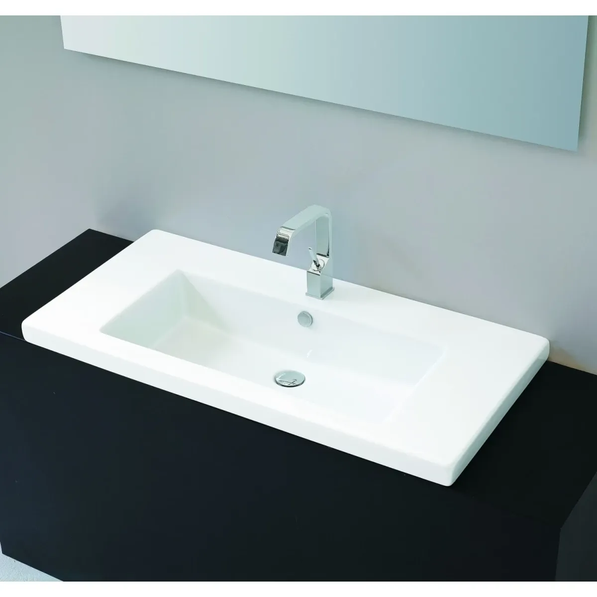 Раковина 106x51 см Artceram Gap GPL001 01 00 bi*1