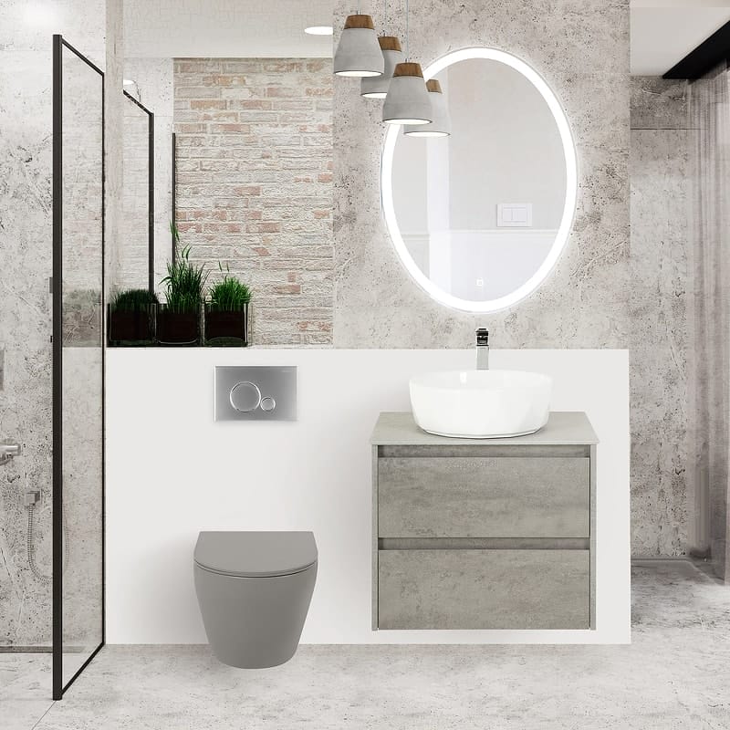 Подвесной унитаз BelBagno Colorato BB062CHR-MB черный матовый