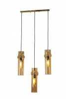 Подвесная люстра AM-Group AM357 AM357-3AMBER