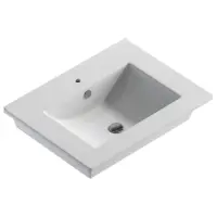 Раковина 60 см Sanita Luxe Quadro WB.FN/Quadro/60-C/WHT.G/S1