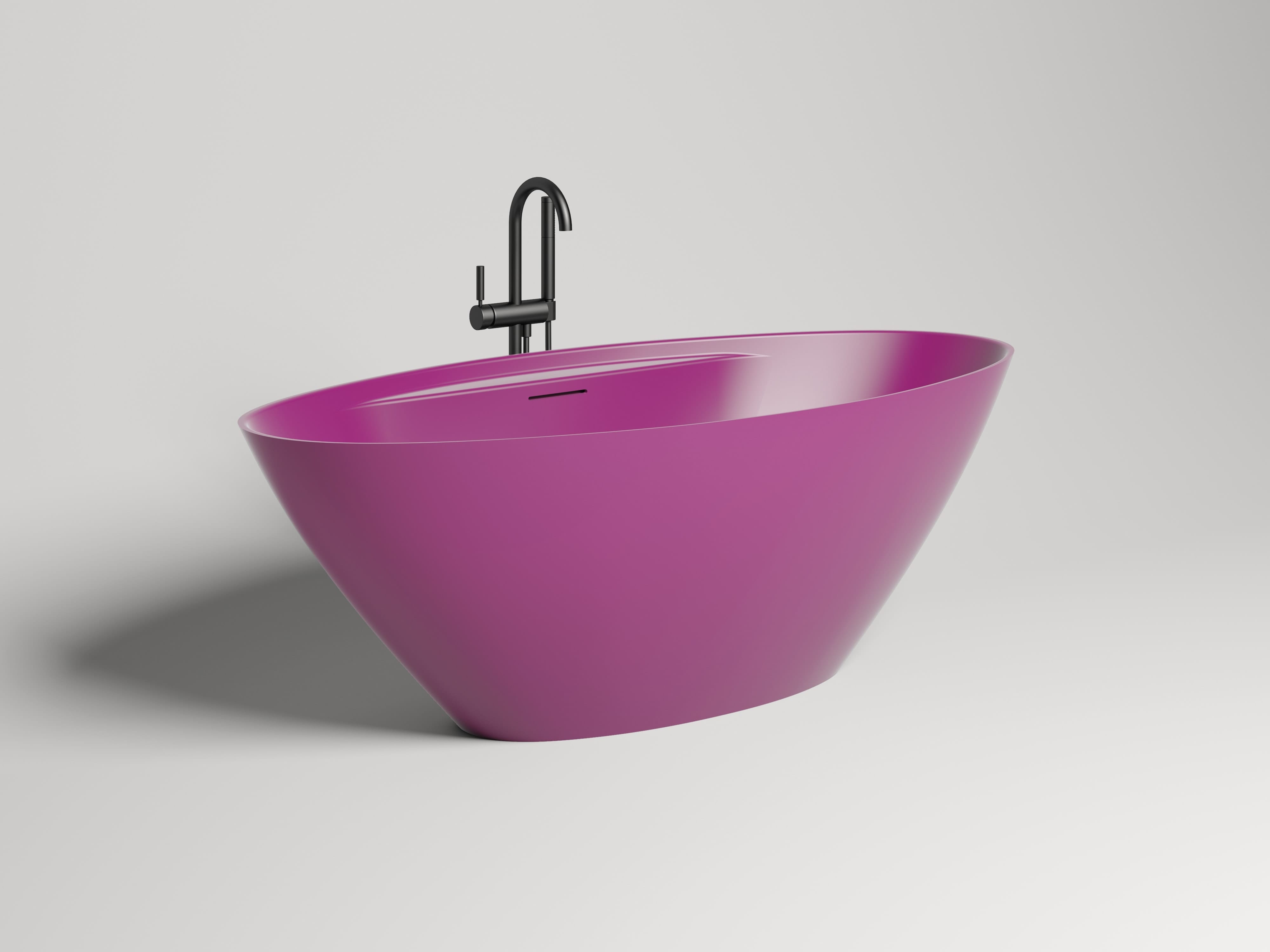 Ванна из искусственного камня Salini Diva 178x86 102211GF покраска по RAL полностью