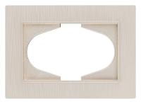 Рамка для двойной розетки Kollinger Eleganz Plex EP120GD