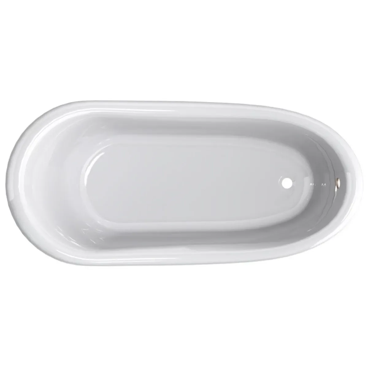 Ванна из литьевого мрамора Astra-Form Роксбург 01010032 170x79 см, отдельностоящая, белый