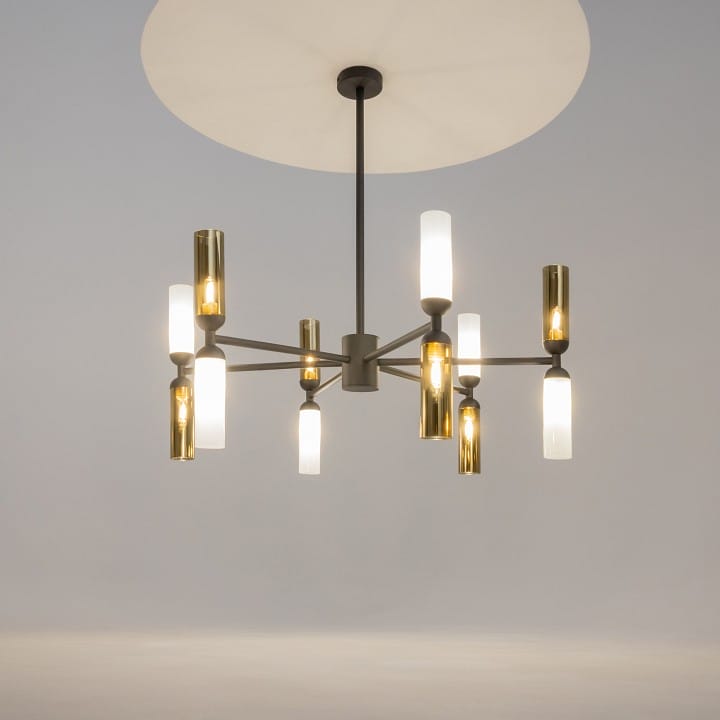 Люстра на штанге Maytoni Воспоминание MOD177PL-12G