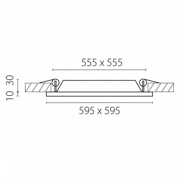 Встраиваемый светильник Lightstar Zocco 224364