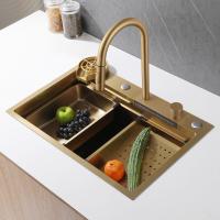 Кухонная мойка Abber Wasser Kreis 68 AF2194G золото матовое