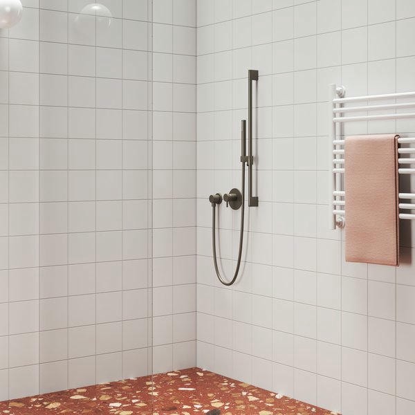 Шланговое подключение Ravak X07P697 графит матовый