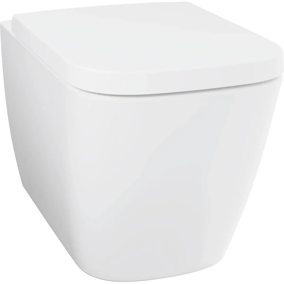 Унитаз подвесной Grohe BauEdge Ceramic 106740SH00 безободковый, с сиденьем микролифт, альпийский белый