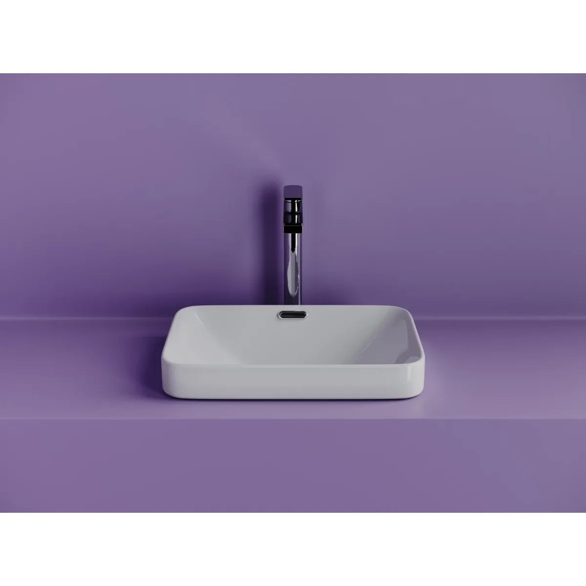 Раковина Ceramica Nova Element CN6078 46x33 см, встраиваемая сверху, белый