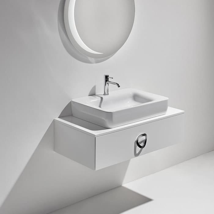 Тумба под раковину Simas Henges 100 HEM01 bianco lucido