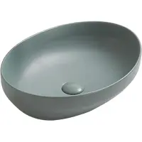 Раковина-чаша CeramaLux 78590MLG 50,2x36,3 см, накладная, бирюзовый матовый