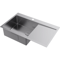 Кухонная мойка Omoikiri Akisame 86-L Side 4997031 нержавеющая сталь