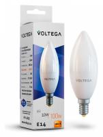 Лампа светодиодная Voltega свеча (Candle) 10Вт E14 10Вт 2800K 7064