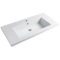 Раковина 106x51 см Artceram Gap GPL001 01 00 bi*1