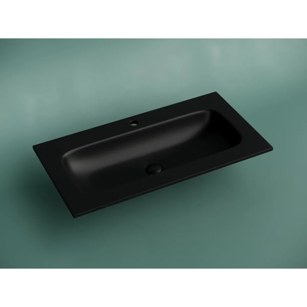 Раковина Ceramica Nova Grace CN7019MB 91x45,7 см, накладная, черный матовый