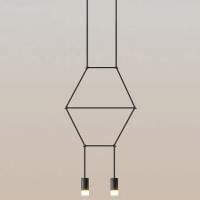 Подвесной светильник Imperiumloft Via Wireflow polyhedral Via01