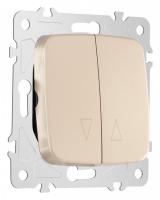 Выключатель для жалюзи без рамки Arte Milano 205 205.38-2.shampan