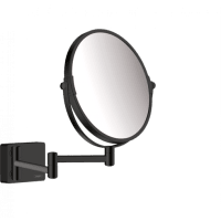 Косметическое зеркало hansgrohe AddStoris 41791670 матовый черный