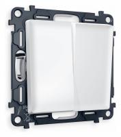 Выключатель двухклавишный без рамки Ambrella Volt Quant MA123010