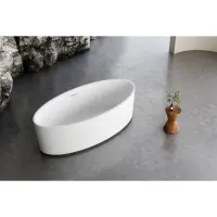 Акриловая ванна Abber AB9441-1.8 180x80 см, отдельностоящая, белый