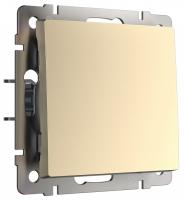 Выключатель одноклавишный без рамки Werkel шампань W111001