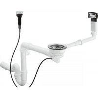 Слив-перелив hansgrohe 43931800 с автоматическим управлением D14-11 нержавеющая сталь