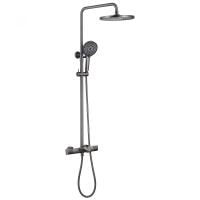 Душевая стойка Abber Thermostat AF8516NGL с термостатом никель