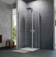 Дверь в нишу Huppe Design Pure 8P0880.087.321 левая матовое серебро