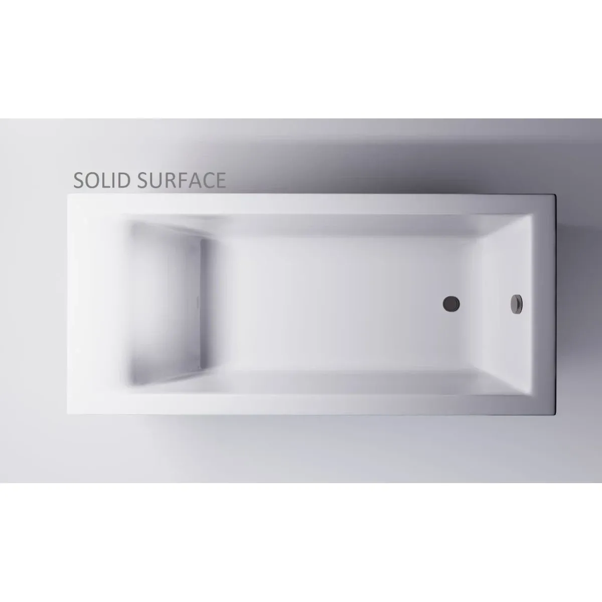 Ванна из литьевого мрамора Astra-Form Нейт Solid Surface 01010051 170x80 см, белый матовый