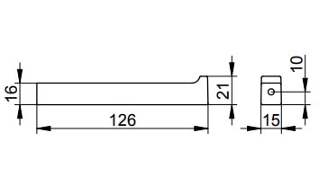 Держатель туалетной бумаги Keuco Edition 11 11163210000 нержавеющая сталь